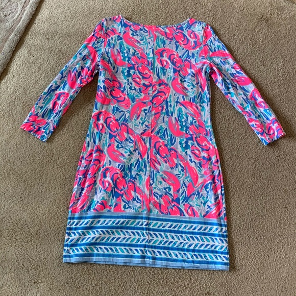 Lilly Pulitzer Marlowe Dress Cosmic Coral Size S - Picture 5 of 8